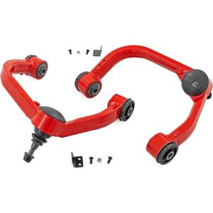 imageRough Country Forged Upper Control Arms for 20212024 Ford F150 4WD  41400Red Finish