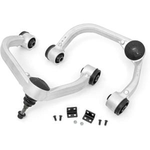 imageRough Country Forged Upper Control Arms for 20212024 Ford F150 4WD  41400Silver Finish