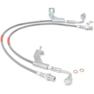 imageRough Country Front Stainless Brake Lines for 8791 GMC C15K15  46quot  89360S