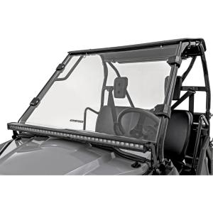 imageRough Country Full Windshield for Honda Pioneer 520 20212023  UV ampamp Scratch Resistant Polycarbonate Easy Installation