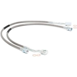 imageRough Country GM Front Brake Lines for 20072019 15001119 25003500HD  89370