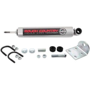 imageRough Country N3 Steering Stabilizer for Ford Excursion ampamp F250F350 Super Duty 19992004  Reduces Bump Steer ampamp Vibration Improves Control