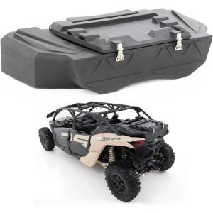 imageRough Country Rear Bed Cargo Box for CanAm Maverick X3 2 ampamp 4Seat Models  45Gallon Storage Capacity Watertight Seal HighImpact UVResistant Lockable Latches