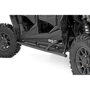 imageRough Country Rock Sliders for Polaris RZR XP4 1000 20192023  Fits 4Seater Models Protects UTV from Rocks Trees Debris