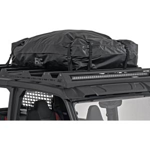 imageRough Country Roof Mounted Cargo Bag  15 CuFt Weatherproof Includes Storage Bag Gray Color