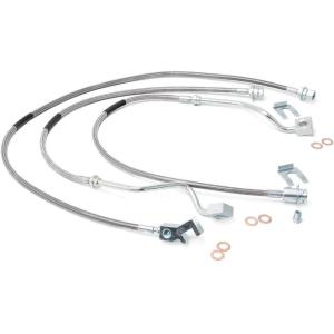 imageRough Country Stainless Brake Lines for 19992004 Ford Super Duty  89717