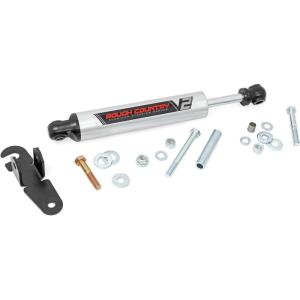 imageRough Country V2 Steering Stabilizer for 1624 ChevyGMC 25003500HD  8730170