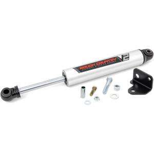 imageRough Country V2 Steering Stabilizer for 20072018 Jeep Wrangler JK  8730670