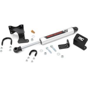 imageRough Country V2 Steering Stabilizer for 20072018 Jeep Wrangler JK  8731970