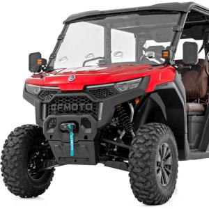 imageRough Country Vented Full Windshield for CF MOTO UFORCE U10 Pro 2025  Scratch Resistant 14quot Polycarbonate 250x Stronger than Glass