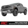 imageRough Country 35quot Lift Kit with N3 Shocks for Ford Ranger 4WD 20242025  Increased Ground Clearance Aggressive Stance Easy Bolton Installation