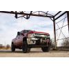 imageRough Country EXO Winch Mount System for Chevy Silverado 2500HD3500HD 20112019  Includes 20in LED Light Bar Dual 2in LED Cubes DRings