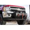 imageRough Country EXO Winch Mount System for Chevy Silverado 2500HD3500HD 20112019  Includes 20in LED Light Bar Dual 2in LED Cubes DRings