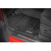 imageRough Country FlexFit Front Floor Mats for Chevy Silverado ampamp GMC Sierra 15002500HD3500HD 20142019 Crew Cab  Custom AllWeather NonSlip TPE Liners wSpill Saver LipFront  Rear
