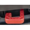 imageRough Country Forged Red Tow Hooks for Jeep Grand Cherokee 20152022  HeavyDuty Front Recovery Points BoltOn Installation PowderCoated Steel Pair