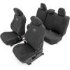 imageRough Country Neoprene Seat Covers for Toyota Tacoma 20242025 Double Cab  Waterproof ampamp UV Resistant Foam Padded Front ampamp Rear Seat Cover Set