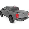 imageRough Country Soft RollUp Bed Cover for Ford Ranger 20192023  Fits 5 610quot Bed WeatherResistant Tonneau Cover5 Bed