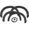 imageRough Country Sport Fender Flares for Ford Ranger 20242025  Durable ABS Flares 125quot Coverage NoDrill Install UVProtected Flat Black Finish Set of 4