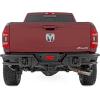 imageRough Country Tubular Rear Bumper for Ram 25003500 20102025  Builtin Towing DRings HighClearance OffRoad Bumper with LED Light Mounts