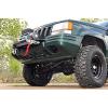 imageRough Country Winch Mounting Plate for 19931998 Jeep Grand Cherokee ZJ  1049 Black