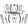 imageRough Country 4quot Lift Kit wN3 Shocks for 20032006 Jeep Wrangler TJ 4WD  90730