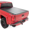 imageRough Country Hard RollUp Tonneau Cover for Chevy Silverado ampamp GMC Sierra 1500 20142018  Aluminum Truck Bed Cover Fits 59 Bed