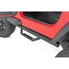 imageRough Country Nerf Step Bars for Jeep Wrangler TJ 19972006  Rugged Full Length Nerf Bars with Side Steps BoltOn Install