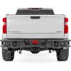 imageRough Country Tubular Rear Bumper for Chevy Silverado 1500 20192025  HighClearance OffRoad Bumper with Sensor Ports ampamp LED Light Mounts