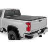 imageSoft Roll Up Truck Bed Tonneau Cover for Chevy Silverado ampamp GMC Sierra 2500HD3500HD 20202025  Fit 69 Bed WeatherResistant Roll Up Bed Cover