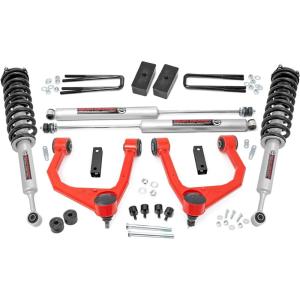 imageRough Country 35quot Lift Kit wN3 Struts for 20072021 Toyota Tundra  76831RED