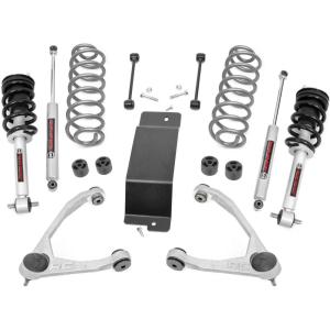 imageRough Country 35quot Lift Kit with N3 Struts ampamp N3 Rear Shocks for Chevy Avalanche Tahoe Suburban ampamp GMC Yukon 1500 2WD4WD 20072020  Red Control Arms Up to 32quot TiresAluminum