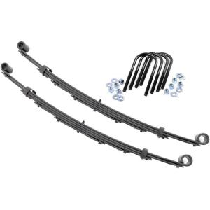 imageRough Country 4quot Front Leaf Springs for 6972 GMC HalfTon Suburban  8001Kit