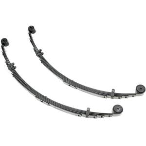 imageRough Country 4quot Rear Leaf Springs for 19842001 Jeep Cherokee XJ  8047Kit