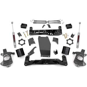 imageRough Country 5quot Lift Kit for 20142018 Chevy Silverado GMC Sierra 1500 4WD  22330