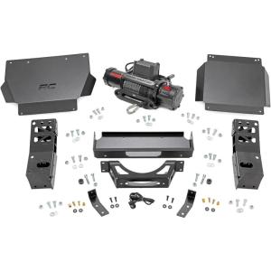 imageRough Country 9500 lb Winch with Hidden Winch Mount for Toyota Tacoma 4WD 2024  Includes PRO9500S Series Winchw12 000 lb Winch