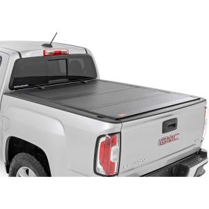 imageRough Country FlipUp Hard Tonneau Truck Bed Cover for Chevy Colorado ampamp GMC Canyon 20152025  Fits 5 60quot Bed Full Access Design All Weather Protection