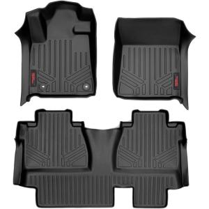 imageRough Country Floor Mats for 20142021 Toyota Tundra  Double Cab  M71413 Black