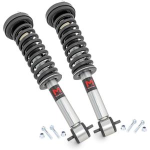 imageRough Country M1 Loaded Struts for Ford F150 20142025 w6quot Lift  Adjustable Ride Height Enhanced Handling ampamp Control Set of 2