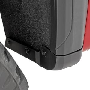 imageRough Country Mud Flap Delete for GMC Sierra 2500HD3500HD 20202025 2WD4WD  Front ampamp Rear Mud Flap Removal Kit Sleek Look ampamp Added Tire Clearance