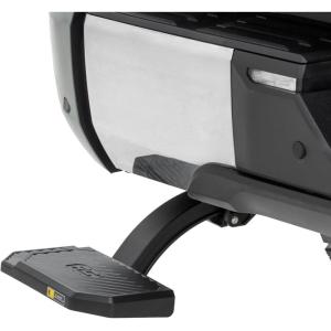 imageRough Country Retractable Bed Step for Toyota Tundra 20222025  Manual Tailgate Drop Step 6quot NonSlip Step Surface BoltOn Install