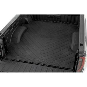 imageRough Country Rubber Bed Mat for Chevy Silverado ampamp GMC Sierra 2500HD3500HD 20202025  Fits 69quot 81quot Bed NonSlip Virtually Indestructible Truck Bed Protection