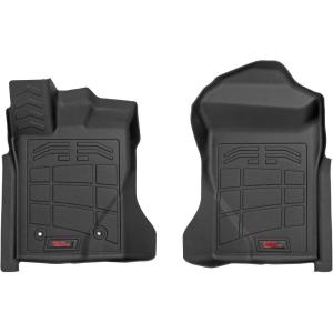 imageRough Country SureFit Front Floor Mats for Ford Ranger 20242025 Crew Cab  Waterproof NonSlip Flexible Floor Mat Front Set