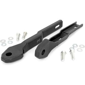 imageRough Country Tow Hook Shackle Mounts for 20172024 Nissan Titan  RS149