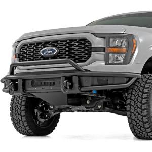 imageRough Country Tubular Front Bumper for 20212023 Ford F15051216No Winch Mount
