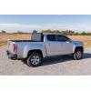 imageRough Country Hard TriFold Flip Up Truck Bed Cover for Chevy Colorado ampamp GMC Canyon 20152024  Fits 6 Bed AllWeather Flush Aluminum Panels