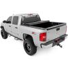 imageRough Country Hard TriFold Flip Up Truck Bed Tonneau Cover for Chevy Silverado and GMC Sierra 1500 20072013  Fits 59 693quot Bed with Rail Caps