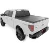 imageRough Country Hard TriFold Flip Up Truck Bed Tonneau Cover for Ford F150 20042014  Fits 57quot 660670quot Bed AllWeather Flush Aluminum Panels