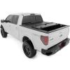 imageRough Country Hard TriFold Flip Up Truck Bed Tonneau Cover for Ford F150 20042014  Fits 67quot 788quot Bed AllWeather Flush Aluminum Panels