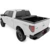 imageRough Country Hard TriFold Flip Up Truck Bed Tonneau Cover for Ford F150 20042014  Fits 67quot 788quot Bed AllWeather Flush Aluminum Panels