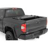 imageRough Country Hard TriFold Low Profile Tonneau Truck Bed Cover for Toyota Tundra 20072021  LowProfile Aluminum Truck Bed Cover Fits 57 Bed